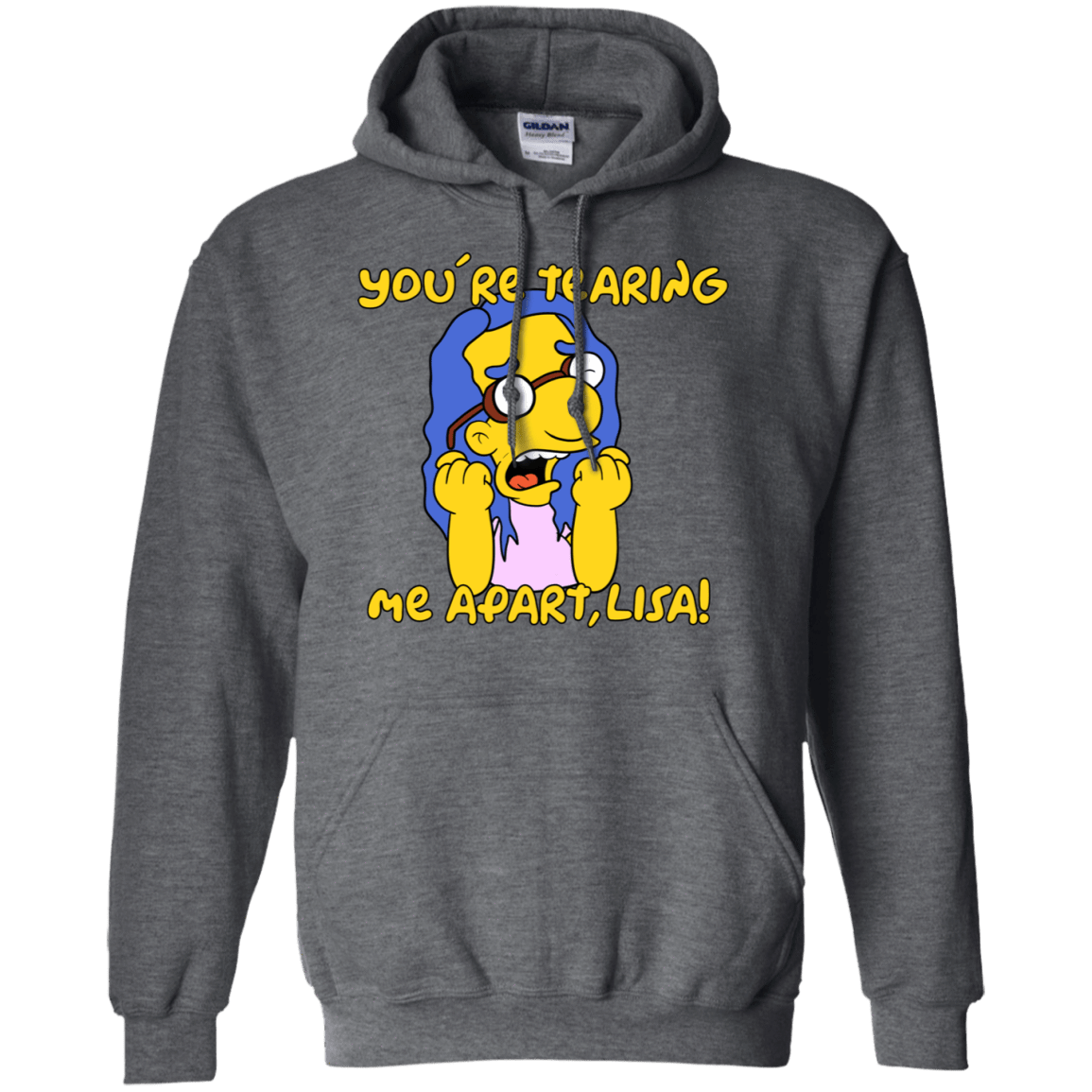 Sweatshirts Dark Heather / S Milhouse Wiseau Pullover Hoodie