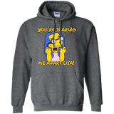 Sweatshirts Dark Heather / S Milhouse Wiseau Pullover Hoodie