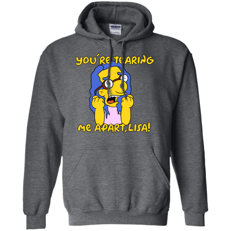 Sweatshirts Dark Heather / S Milhouse Wiseau Pullover Hoodie