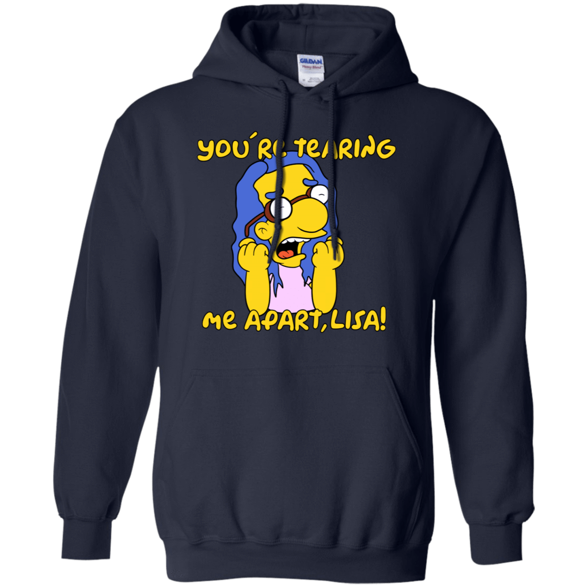 Sweatshirts Navy / S Milhouse Wiseau Pullover Hoodie