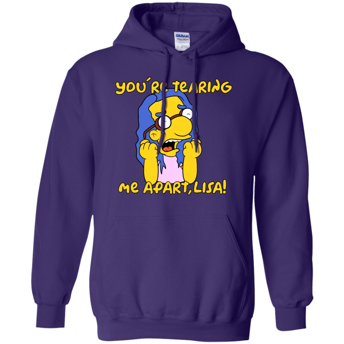 Sweatshirts Purple / S Milhouse Wiseau Pullover Hoodie