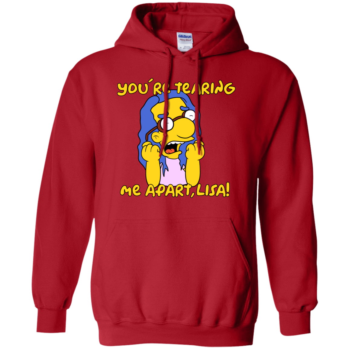 Sweatshirts Red / S Milhouse Wiseau Pullover Hoodie