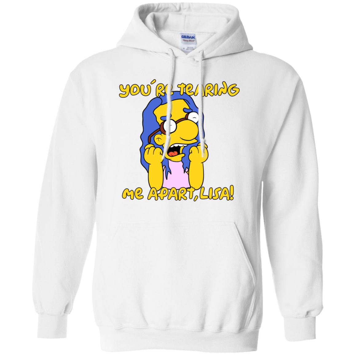 Sweatshirts White / S Milhouse Wiseau Pullover Hoodie