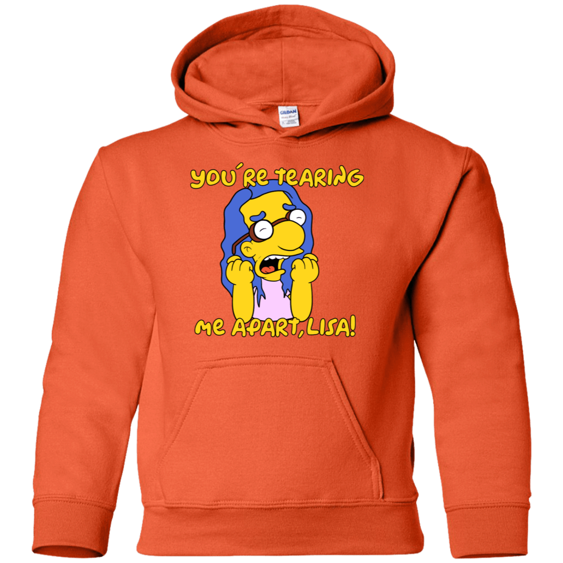 Sweatshirts Orange / YS Milhouse Wiseau Youth Hoodie