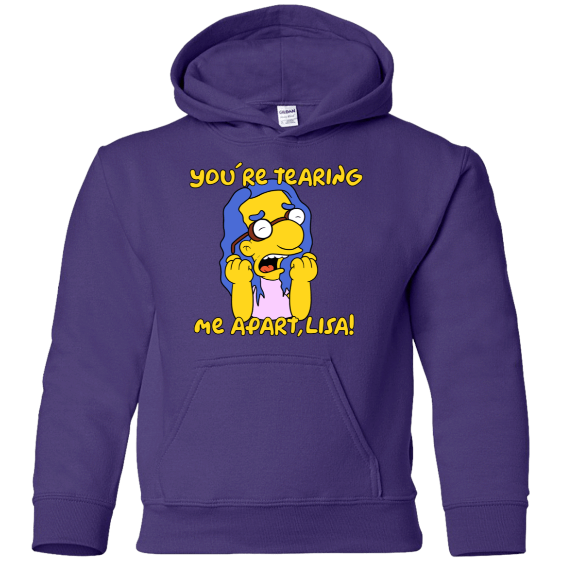 Sweatshirts Purple / YS Milhouse Wiseau Youth Hoodie