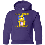 Sweatshirts Purple / YS Milhouse Wiseau Youth Hoodie