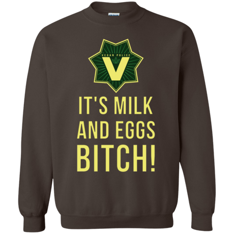 Sweatshirts Dark Chocolate / Small Milk and Eggs Crewneck Sweatshirt