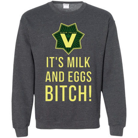 Sweatshirts Dark Heather / Small Milk and Eggs Crewneck Sweatshirt