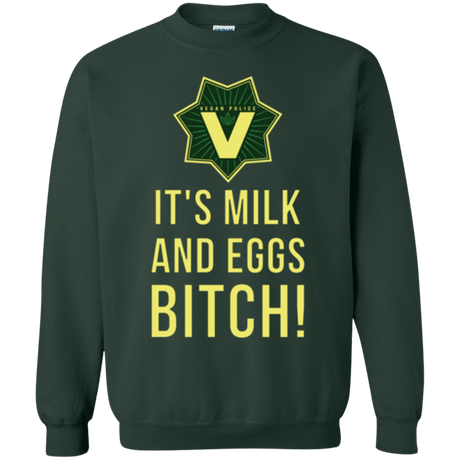 Sweatshirts Forest Green / Small Milk and Eggs Crewneck Sweatshirt