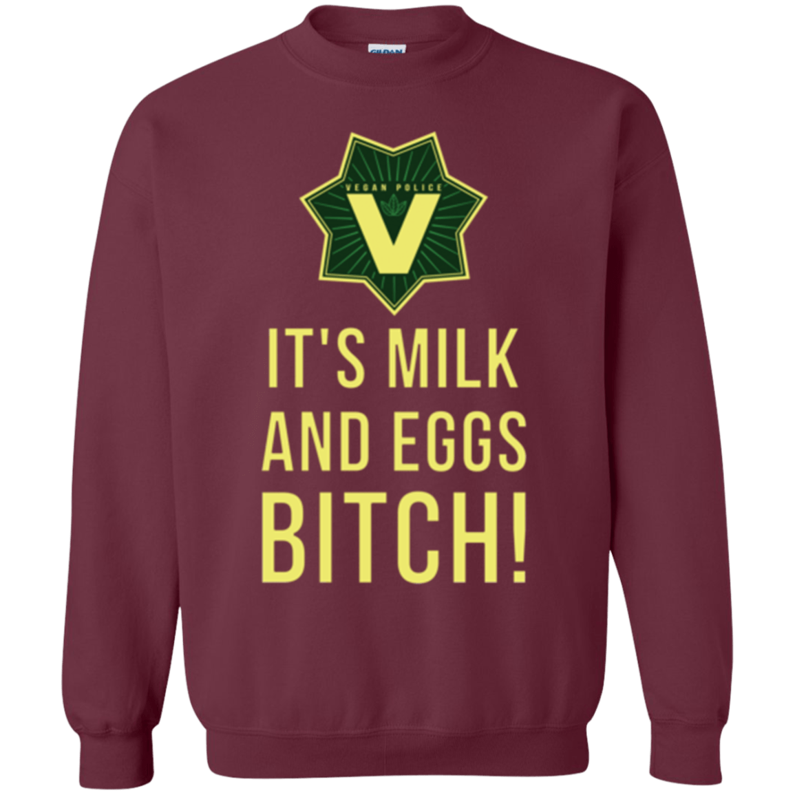 Sweatshirts Maroon / Small Milk and Eggs Crewneck Sweatshirt