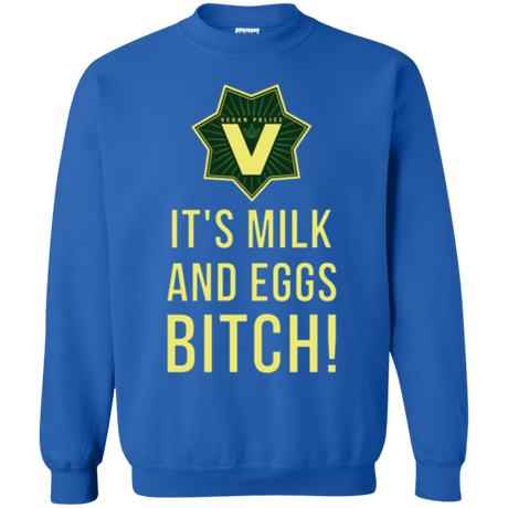Sweatshirts Royal / Small Milk and Eggs Crewneck Sweatshirt