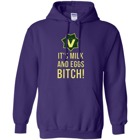 Sweatshirts Purple / Small Milk and Eggs Pullover Hoodie