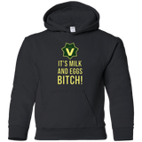 Sweatshirts Black / YS Milk and Eggs Youth Hoodie