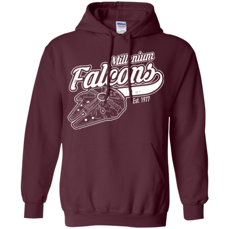 Sweatshirts Maroon / Small Millenium falcons Pullover Hoodie