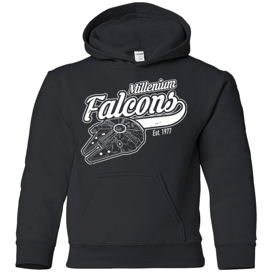 Sweatshirts Black / YS Millenium falcons Youth Hoodie