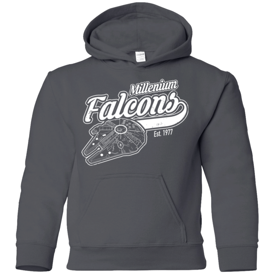 Sweatshirts Charcoal / YS Millenium falcons Youth Hoodie