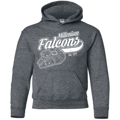 Sweatshirts Dark Heather / YS Millenium falcons Youth Hoodie