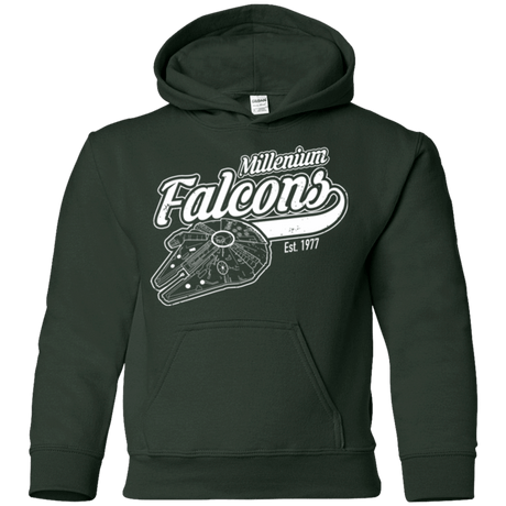 Sweatshirts Forest Green / YS Millenium falcons Youth Hoodie