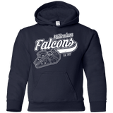 Sweatshirts Navy / YS Millenium falcons Youth Hoodie