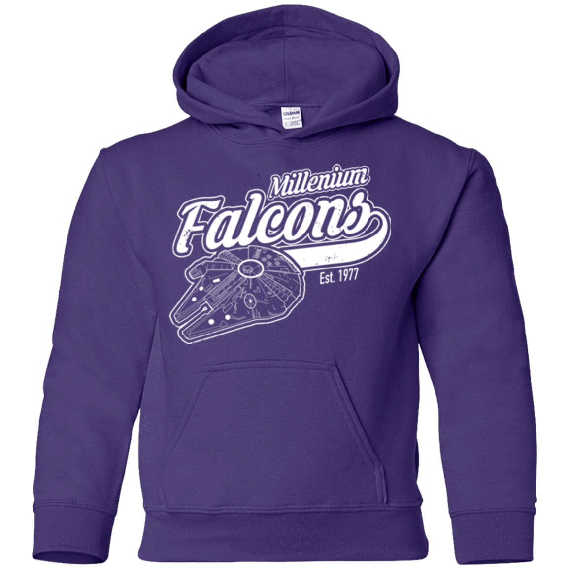 Sweatshirts Purple / YS Millenium falcons Youth Hoodie