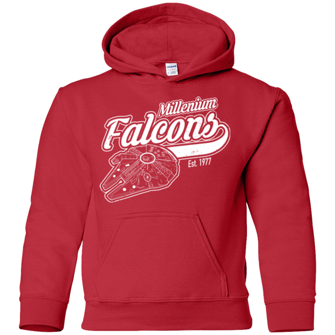 Sweatshirts Red / YS Millenium falcons Youth Hoodie