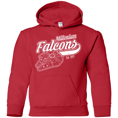 Sweatshirts Red / YS Millenium falcons Youth Hoodie