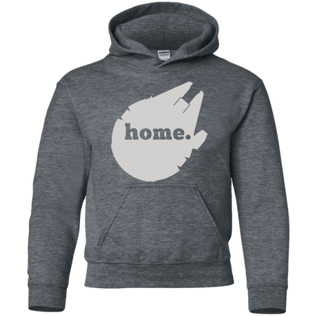 Sweatshirts Dark Heather / YS Millennium Home Youth Hoodie