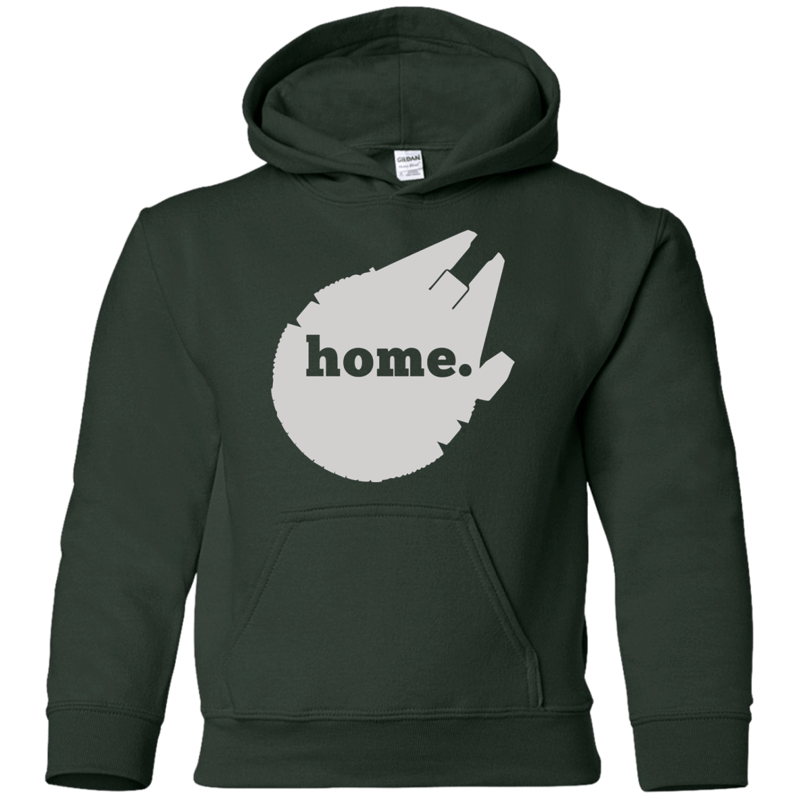 Sweatshirts Forest Green / YS Millennium Home Youth Hoodie