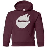 Sweatshirts Maroon / YS Millennium Home Youth Hoodie