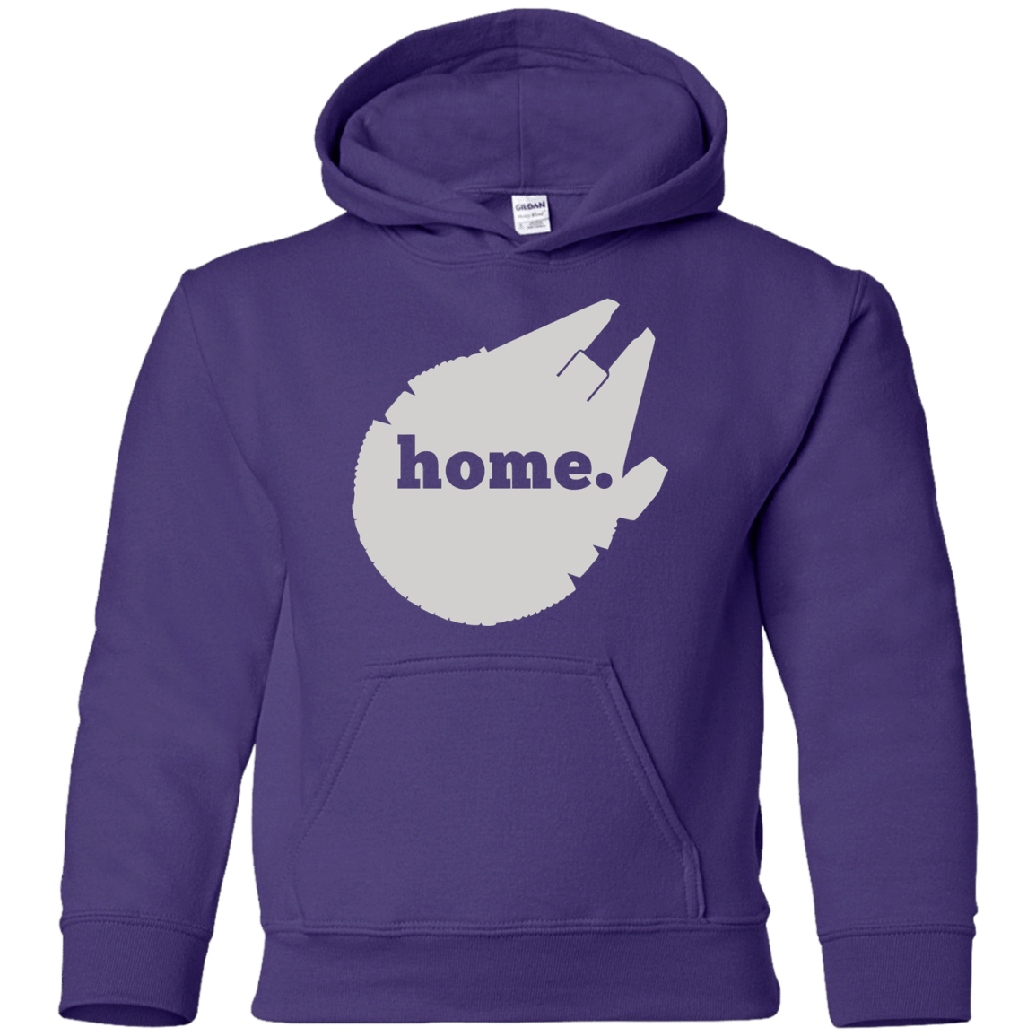 Sweatshirts Purple / YS Millennium Home Youth Hoodie