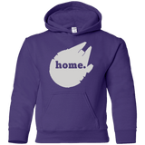 Sweatshirts Purple / YS Millennium Home Youth Hoodie
