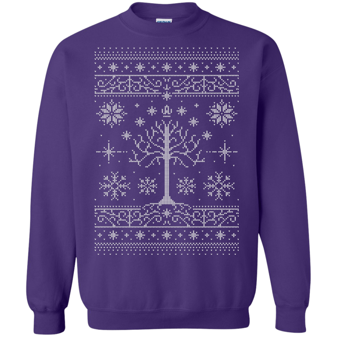 Sweatshirts Purple / Small Minas Christmas Crewneck Sweatshirt