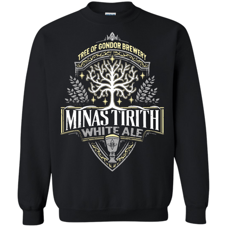 Sweatshirts Black / S Minas Tirith Crewneck Sweatshirt