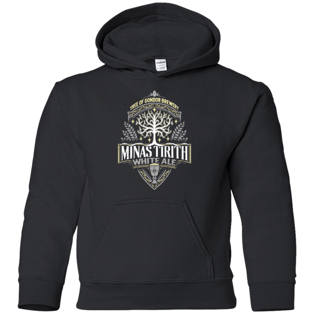 Sweatshirts Black / YS Minas Tirith Youth Hoodie