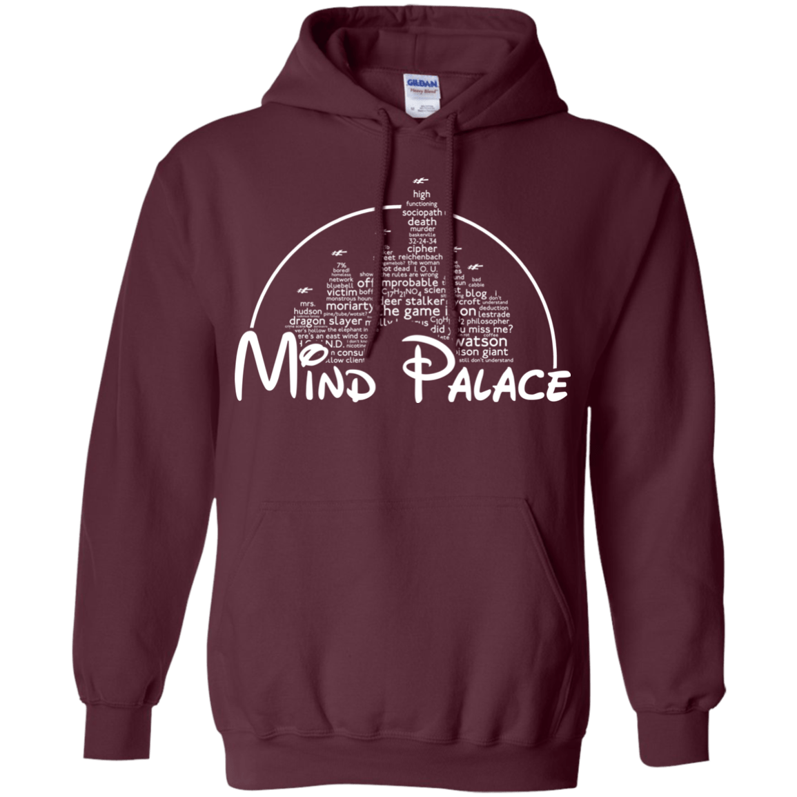 Sweatshirts Maroon / Small Mind Palace Pullover Hoodie