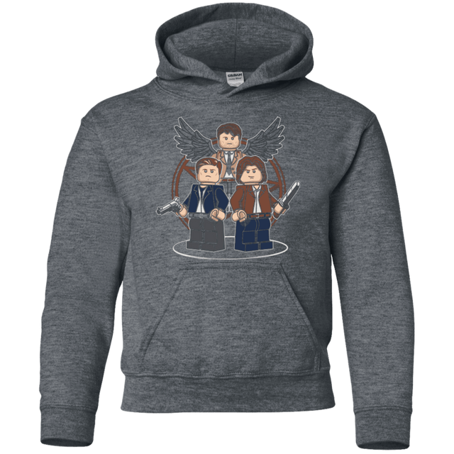 Sweatshirts Dark Heather / YS Mini Hunters Youth Hoodie