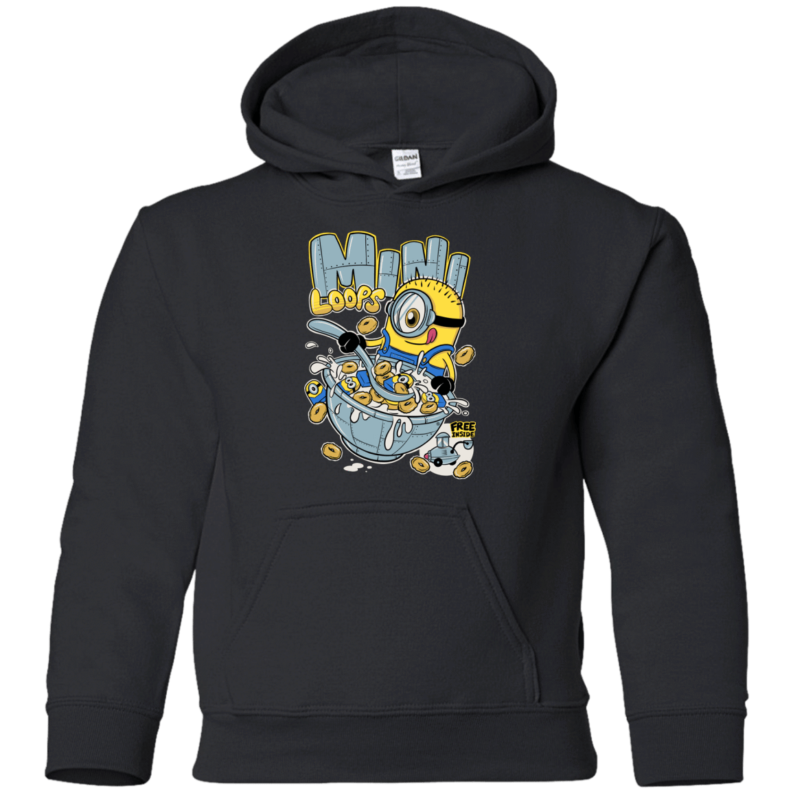 Sweatshirts Black / YS Mini Loops Youth Hoodie