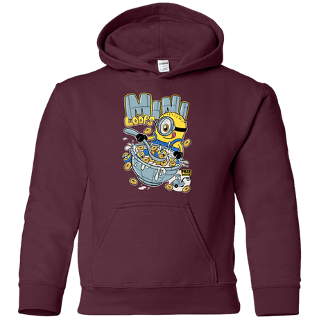 Sweatshirts Maroon / YS Mini Loops Youth Hoodie