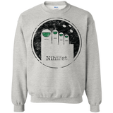 Sweatshirts Ash / Small Minimalist Nihilist Crewneck Sweatshirt