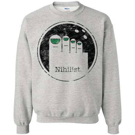Sweatshirts Ash / Small Minimalist Nihilist Crewneck Sweatshirt