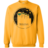 Sweatshirts Gold / Small Minimalist Nihilist Crewneck Sweatshirt