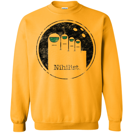 Sweatshirts Gold / Small Minimalist Nihilist Crewneck Sweatshirt