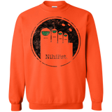 Sweatshirts Orange / Small Minimalist Nihilist Crewneck Sweatshirt
