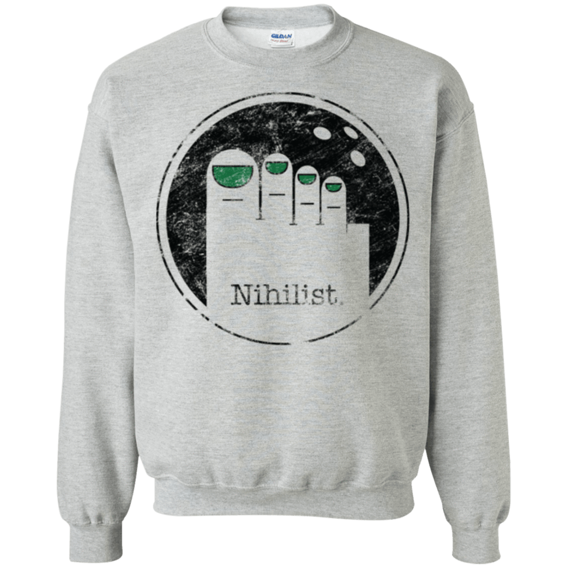 Sweatshirts Sport Grey / Small Minimalist Nihilist Crewneck Sweatshirt