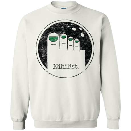 Sweatshirts White / Small Minimalist Nihilist Crewneck Sweatshirt