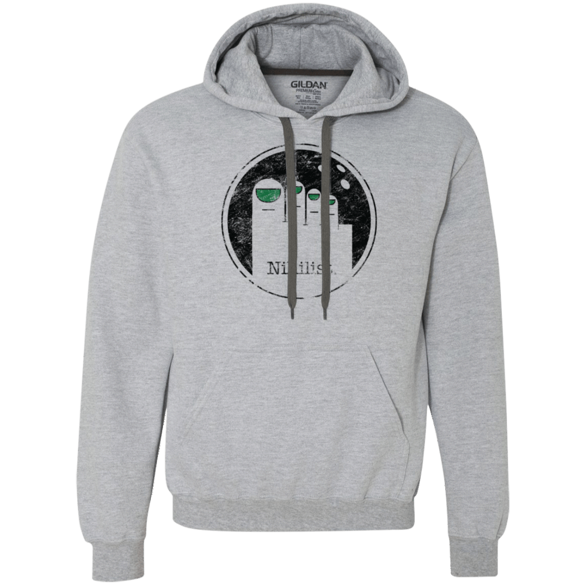 Sweatshirts Sport Grey / Small Minimalist Nihilist Premium Fleece Hoodie