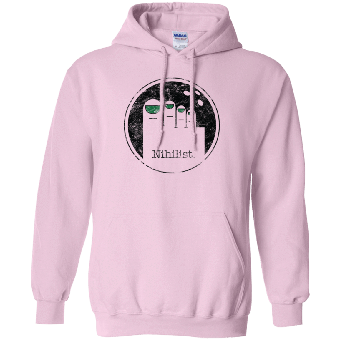 Sweatshirts Light Pink / Small Minimalist Nihilist Pullover Hoodie