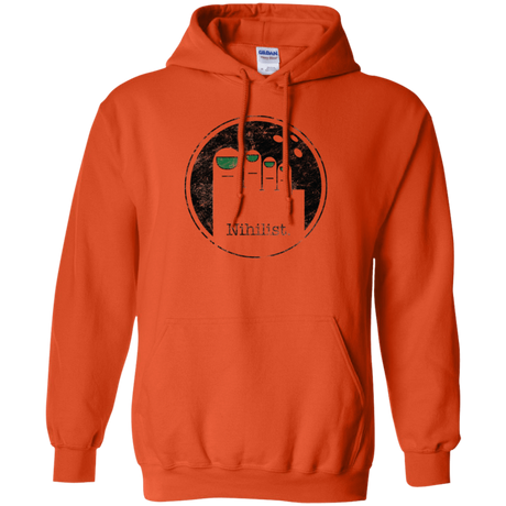 Sweatshirts Orange / Small Minimalist Nihilist Pullover Hoodie