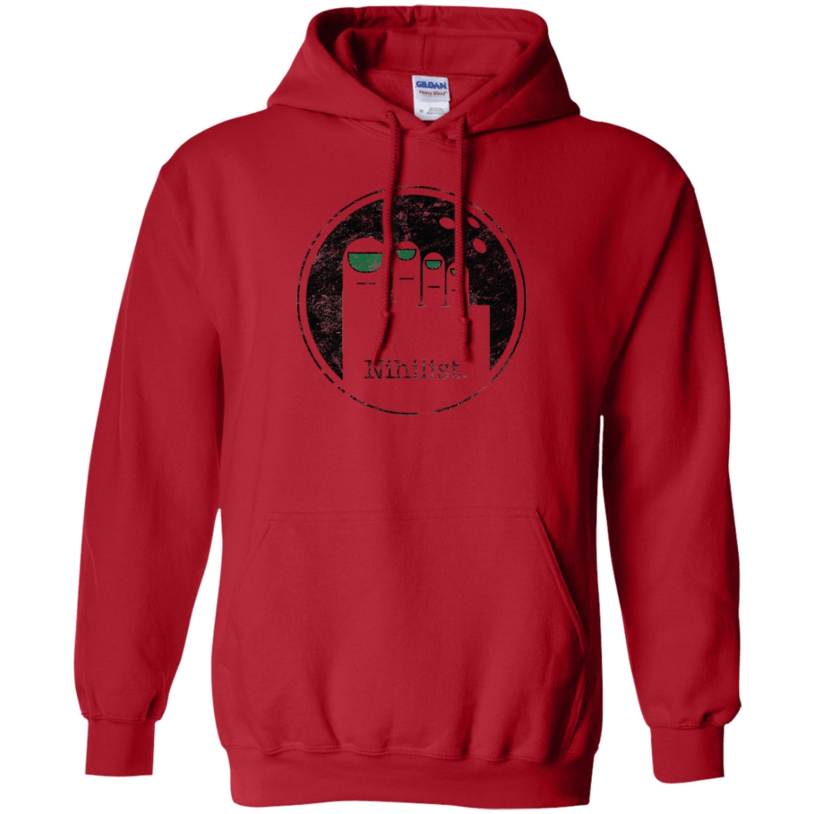 Sweatshirts Red / Small Minimalist Nihilist Pullover Hoodie