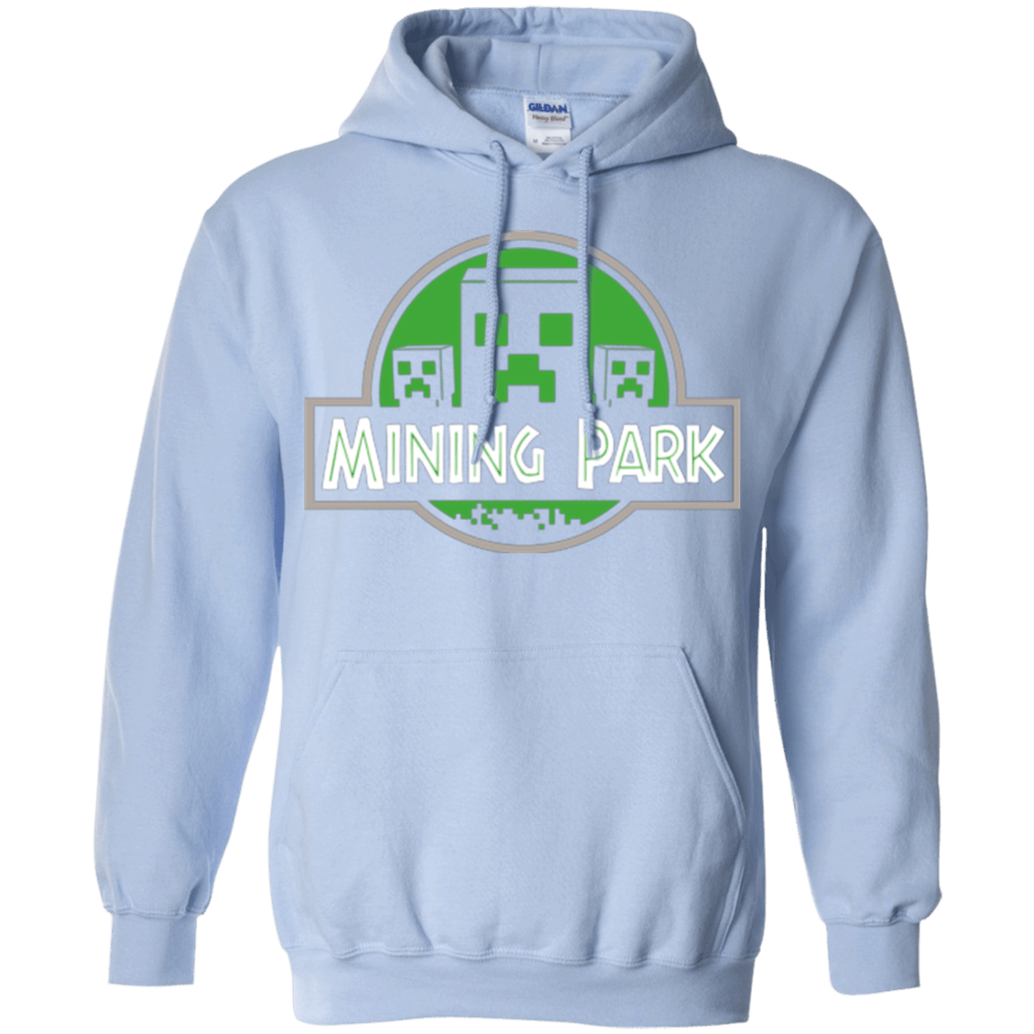 Sweatshirts Light Blue / Small Mining Park Pullover Hoodie